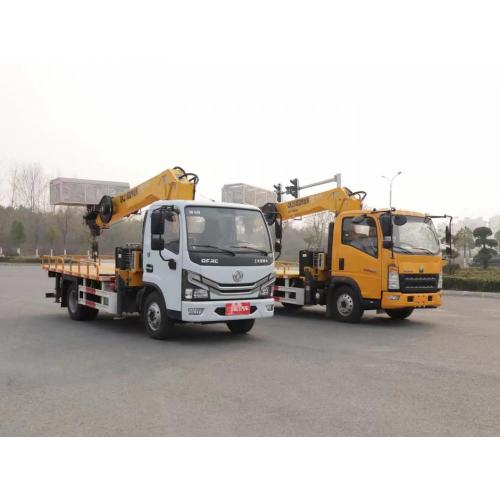 4X2 DongFeng 5 ton telescopic Boom Cranes Truck