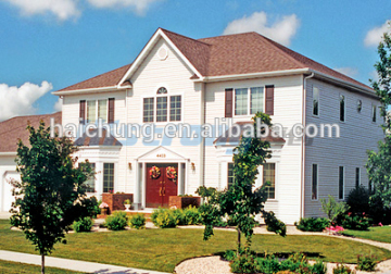 White Dutch Lap Wood Grain PVC siding panel