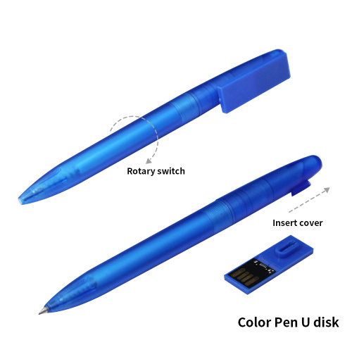 Colorful and cute ballpoint pen USB flash drive