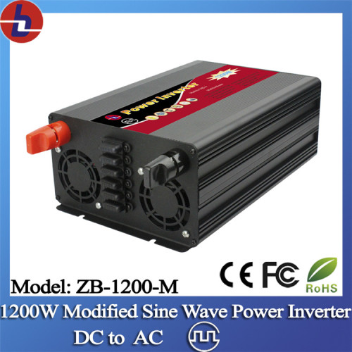 1200W 24V CC a 110/220V CA modificado Inversor de onda sinusoidal