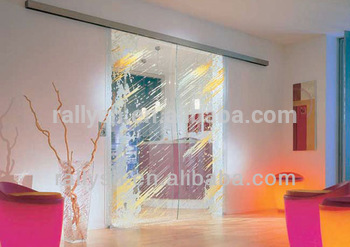 Frameless glass modern design office glass partition