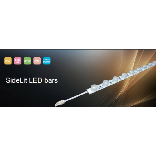 Edge light led rigid bar with 20led