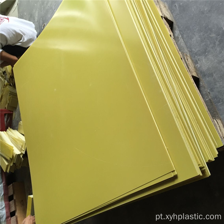 Folha de placa de resina de vidro epóxi amarelo 3240