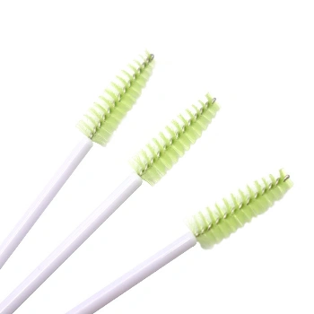 Disposable Color Bristle Black Mascara Wands Eyelashes