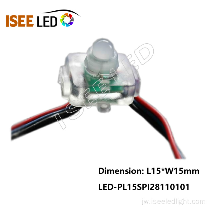 WS2811 LED Pixel Lampu Square Square