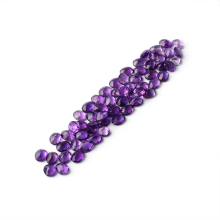 Natural Lavender Purple Amethyst Oval Shape Faceted
