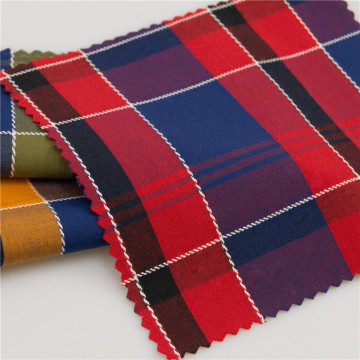 100%Cotton Madras Plaid Fabric Yarn Dyed