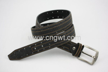 Plain Type Fashion Pin Buckle Leather Belt?