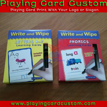 custom made game cards with window box