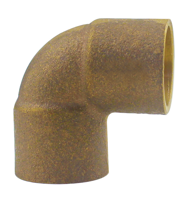 Solder Gunmetal Bronze Elbow
