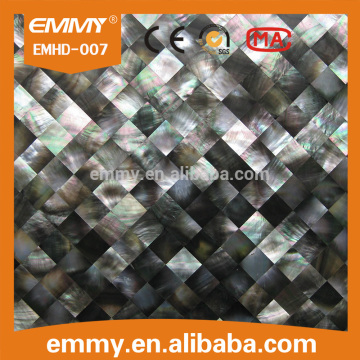 natural environment triangle seamless blacklip MOP seashell mosaic tiles for sale