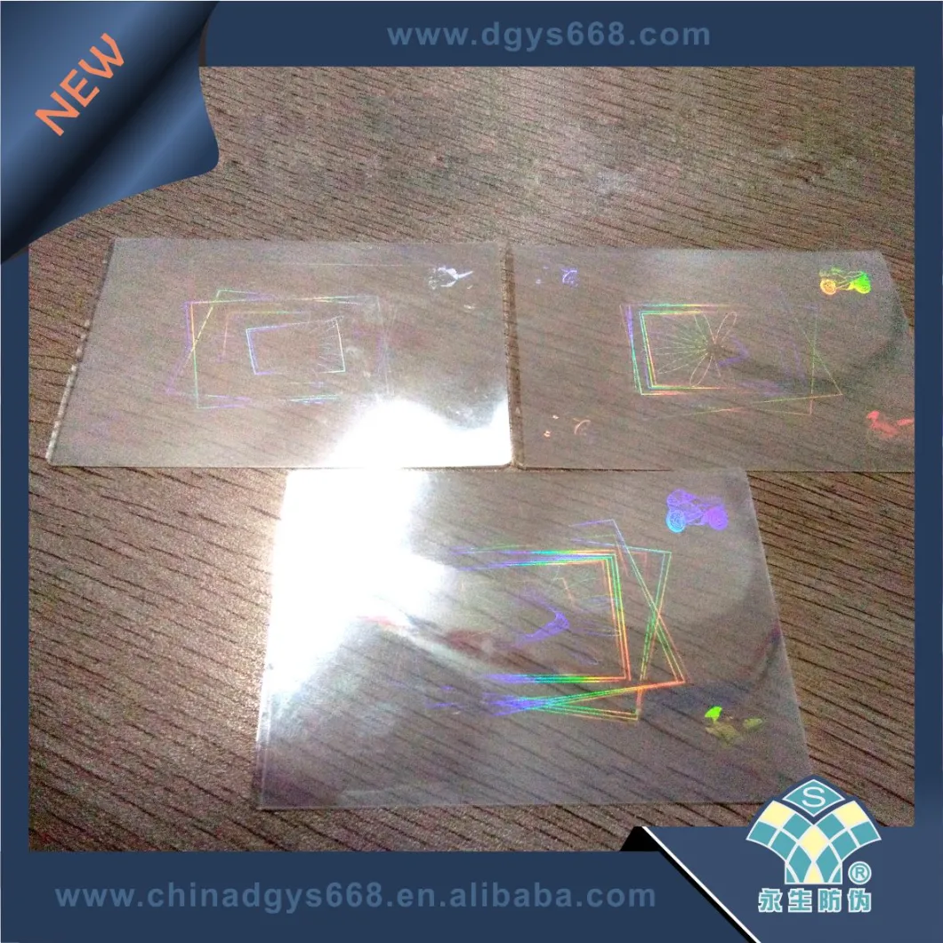 Transparent Holographic Security Hot Stamping Lamination Foil