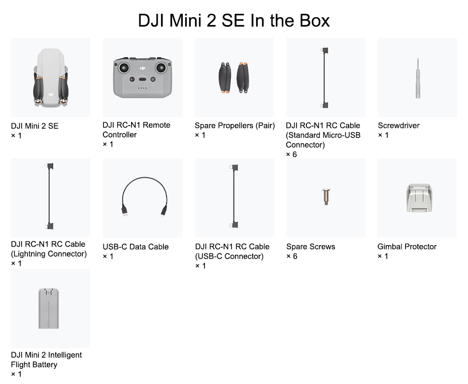 DJI Mini 2 SE Newest Camera Drones 2.7K/30fps Video 10km HD Video Transmission Professional GPS Quadcopter Mini 2 SE Hot Sale