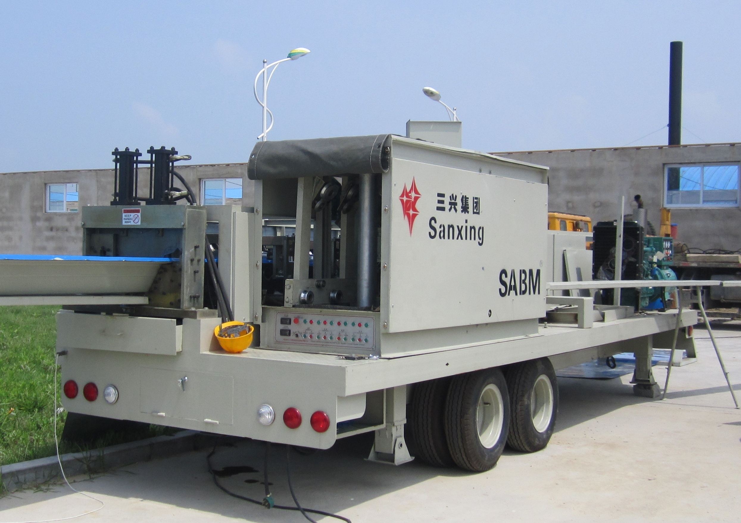 SX-UCM aluminium roofing sheet making machine self supporting