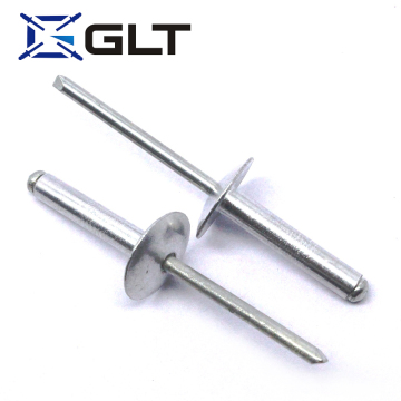 aluminium open big hat large flange blind rivet