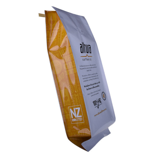 Eco Degradable Coffee Flat Bottom Bag