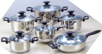 12pcs modern design stainless steel kitchenware and houseware