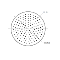 14 MM Dikte Messing douchekop