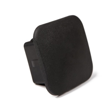 Custom 2-inch Black Rubber Trailer Tow Hitch Cover for Receiver Tube Hitch Plug