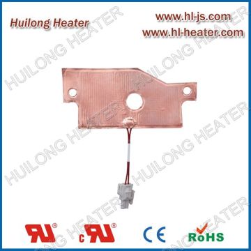 Polyimide flexible heating elements with cooper foil