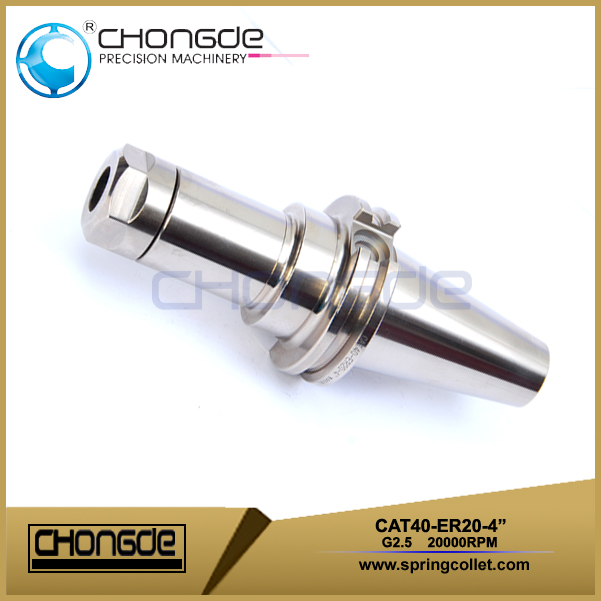 CAT40-ER20-4 &quot;حامل أداة آلة Collet Chuck CNC