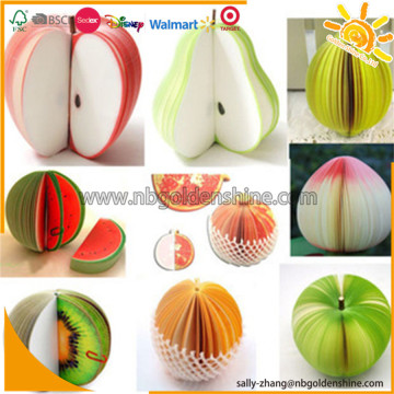 3D Fruit Shape Post-it Note Pad