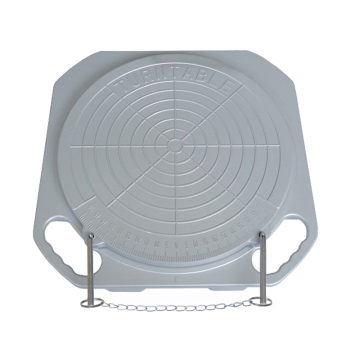 Portable Car Turntable for Wheel Alignment