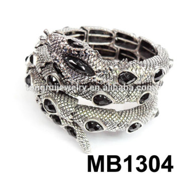 crystal antique silver snake chain bracelets wholesale