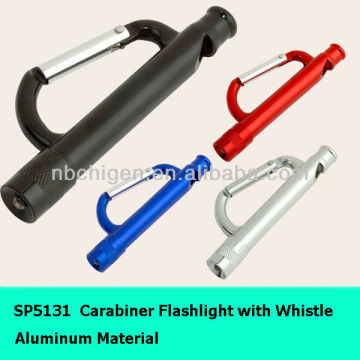 Carabiner Flashlight Whistle