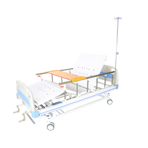 Manual hospital bed with dinning table good price