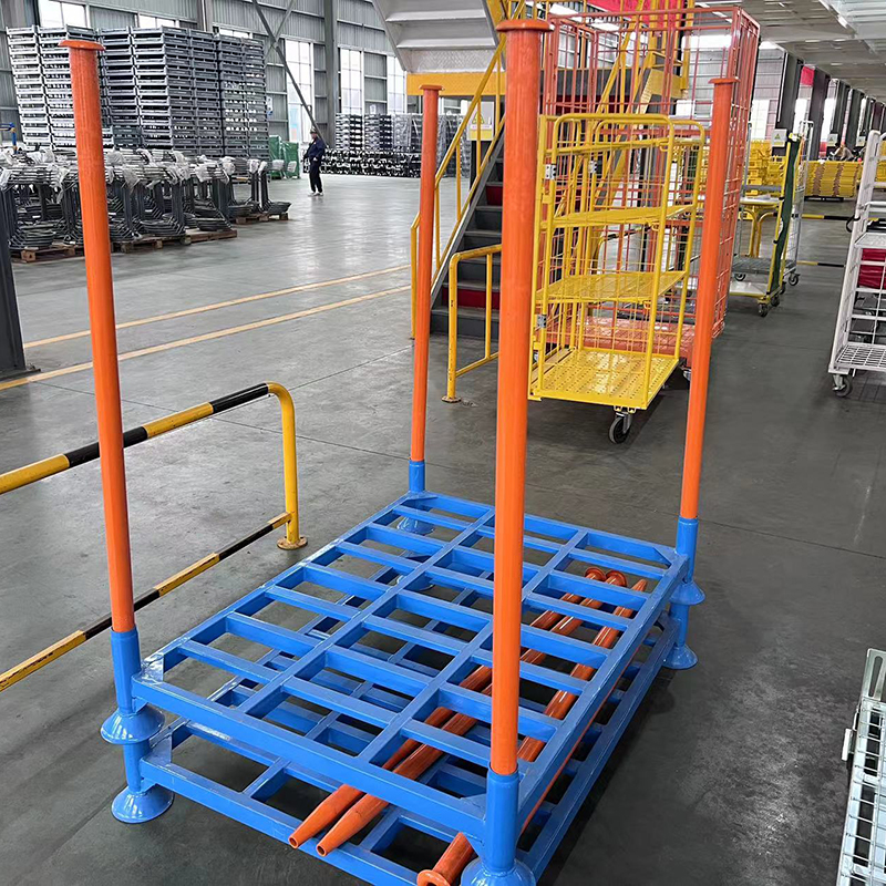 Pallet Stack Rack โพสต์สำหรับคลังสินค้า