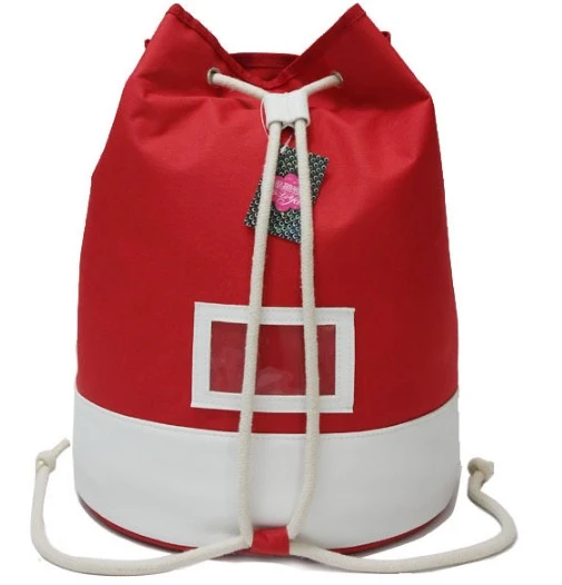 Large Bucket Round Bag Tote Bag with Rope Handle