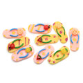 Fornitura di frutta decorazione ragazza pantofola resina artigianale kawaii sandali infradito per fermagli per capelli fai da te art deco gioielli per bambini ornamento