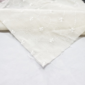 Tissu d&#39;oeillet de broderie de coton pour la doublure