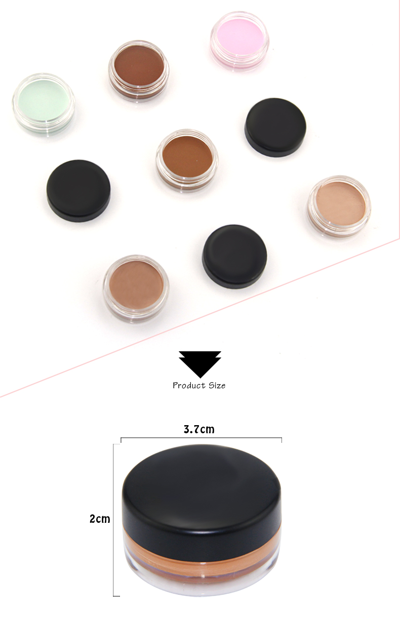 Make Your Own Brand Natural 15 Colors Concealer Cream High-quality Cruetly Free Natural Waterproof Concealer Cream