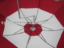 3 section beach umbrella(fiber glass umbrella ,3 direction umbrella