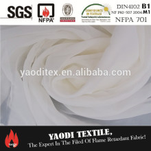 High quality 100% polyester fire retardant voile fabric for curtains
