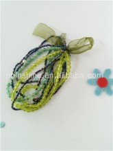 Newest high quality beaded magnetic clasp bracelet , twist beaded stretch bracelet