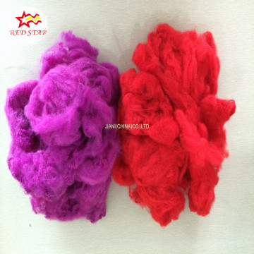 100% polyester material recycled staple fiber fill