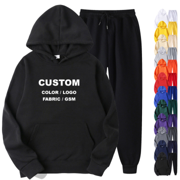 Wholesale Men's Custom Logo Jogging Suit Ensembles