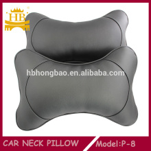 High quality fiber leather auto neck pillow/car rest pillow