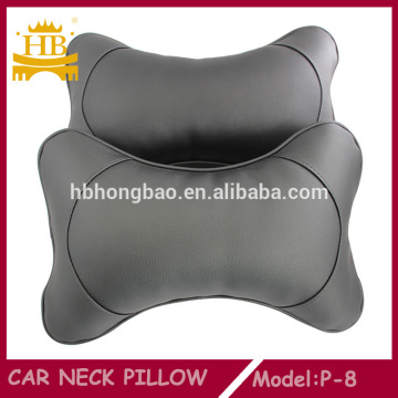 High quality fiber leather auto neck pillow/car rest pillow