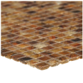 Glass Mosaic Brown Tiles Translucent Mosaics