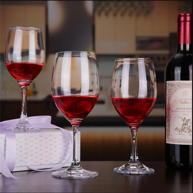 Lead-Free Red Wine Goblet, Creative Roasted Flower Crystal Glass