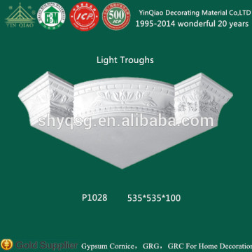 2014 New Designs Sound-proof Gypsum Plaster Corner Decorative Light Trougss