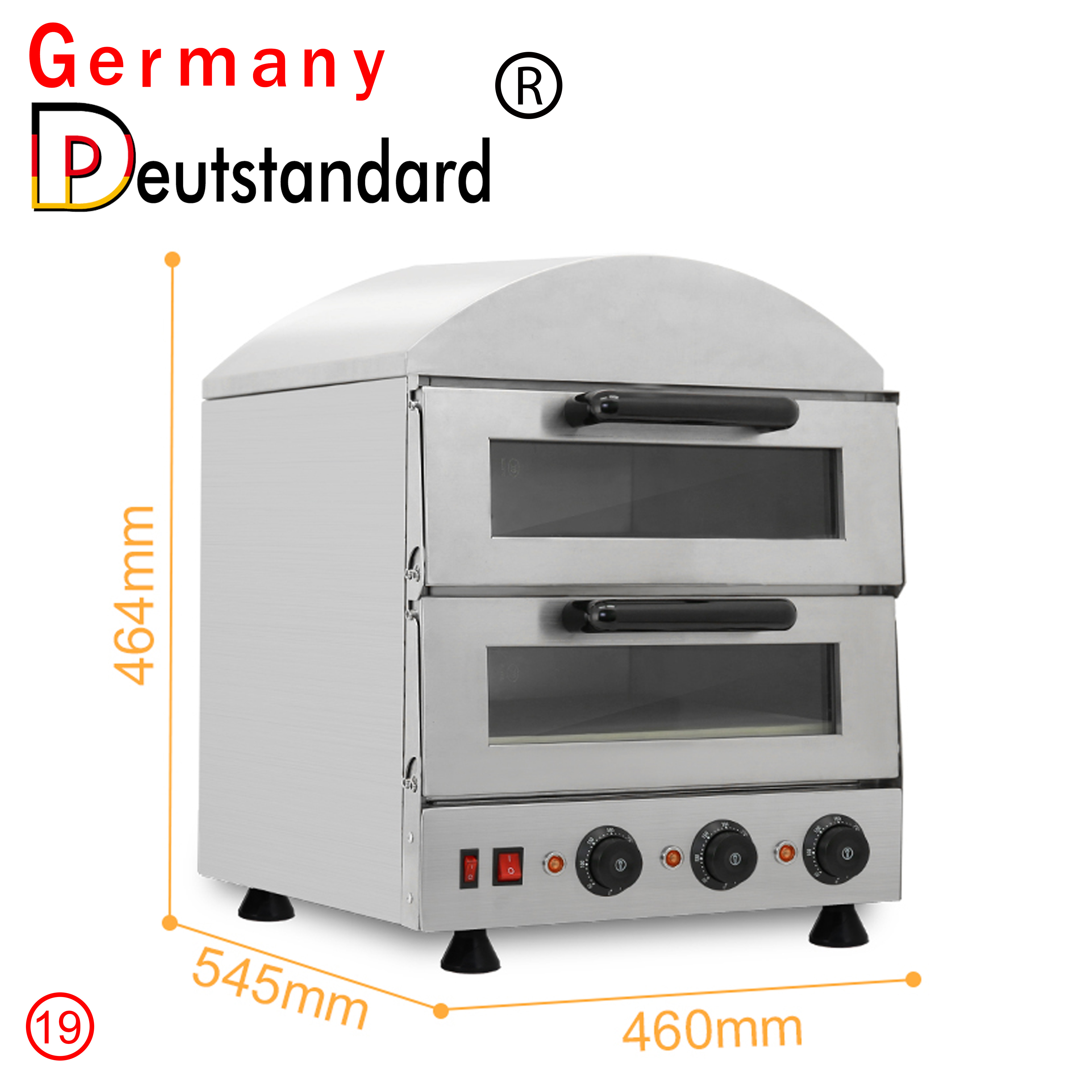 Коммерческие машины закусочные машины Double Deck Pizza Maker Oven для продажи