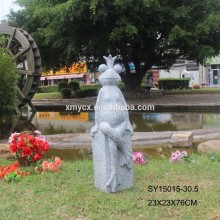 Handmade animal crafts stone garden ornaments frog