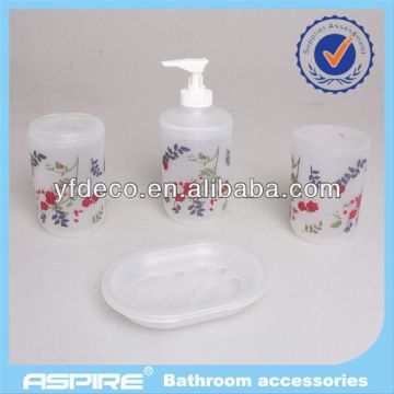 Fashion acrylic bathroom accessory set