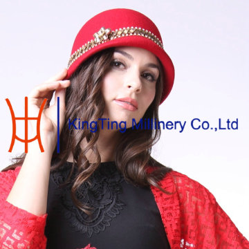 New design handmade felted women winter wool hats