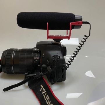 JL-F101 Camera Microphone Super-Cardioid Directional Condenser Shotgun Video Microphone for DSLR